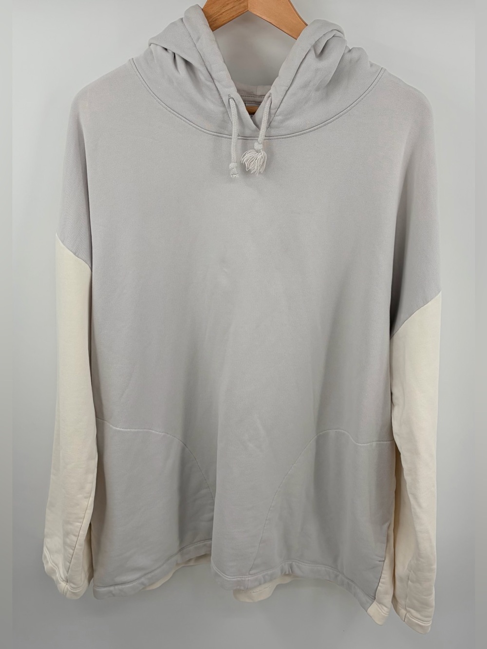 Outdoor Voices oversized color block soft terry hoodie women’s size L/XL lounge